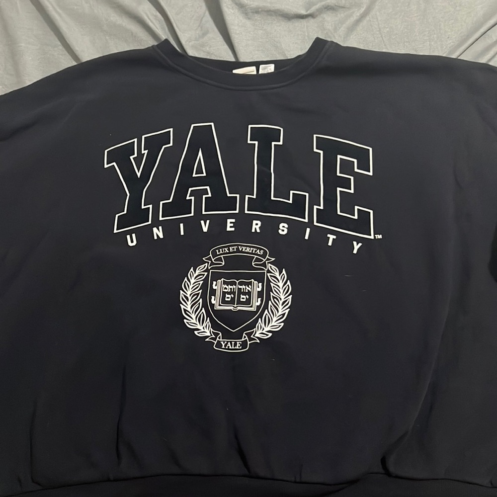 XL Navy Blue Yale Crewneck